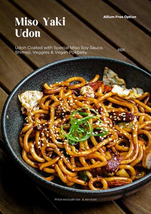 Miso Yaki Udon at Hejo Eatery in Bandung