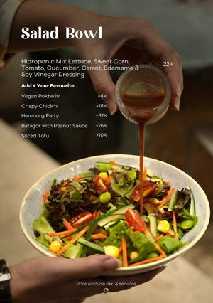 Salad Bowl at Hejo Eatery in Bandung