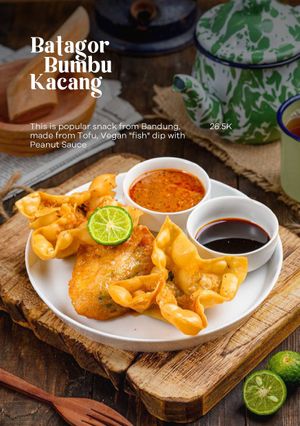 Batagor Bumbu Kacang at Hejo Eatery in Bandung