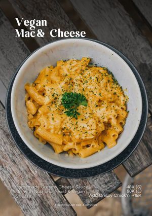 Vegan Mac & Cheese at Hejo Eatery in Bandung