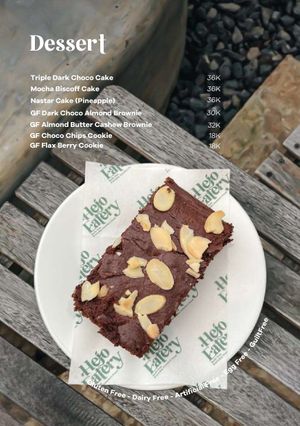 Dessert at Hejo Eatery in Bandung