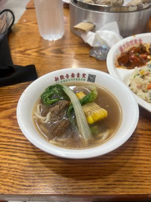 "beef nodles”  at Vege Select in Manila