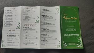 Speisekarte at Vegan Living in Magdeburg