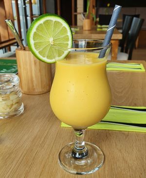 T5. MANGO LASSI   4.50 at Vegan Living in Magdeburg