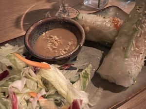 summer rolls  at Vegan Living in Magdeburg