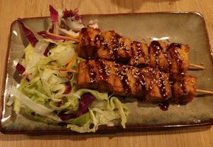 V7 Yakitori at Vegan Living in Magdeburg