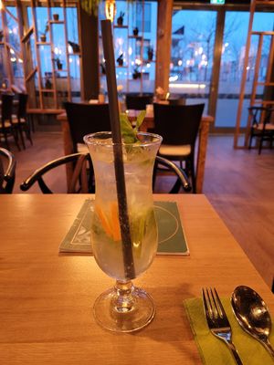 Hausgemachte Vegan Living Limonade at Vegan Living in Magdeburg