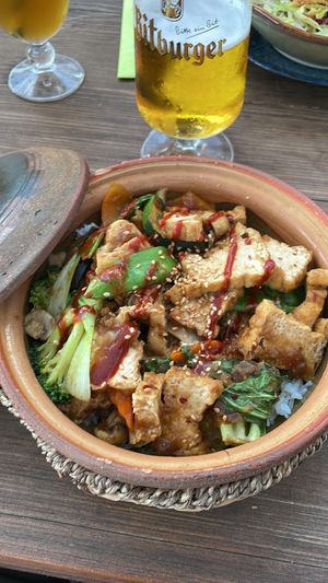 28. Macht richtig satt und ist trotz wenig Schärfe richtig gut 👍 😊  at Vegan Living in Magdeburg