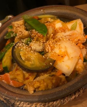 #28 heaps of veggies and a little spicy  at Vegan Living in Magdeburg