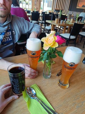 Yummy yummy beer at Vegan Living in Magdeburg