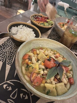 Vegan stew   at O Pico Noronha in Fernando De Noronha