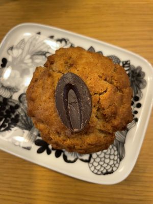 Dark chocolate ginger muffin  at Ffumz - 퓸즈 in Seoul