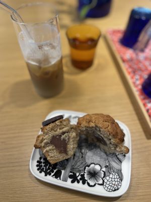 Dark chocolate ginger muffin  at Ffumz - 퓸즈 in Seoul