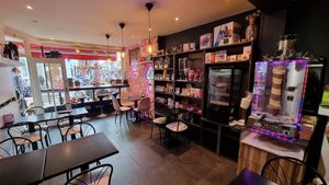 Interior at Chocolate Bar Brugge in Bruges