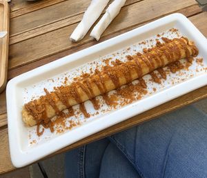 Vegan Crêpe with Biscoff Creme  at Chocolate Bar Brugge in Bruges