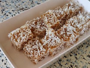 kueh Kosui is suitable for vegans.  at Little Nonya's Cookies & Cuisine in Central Singapore