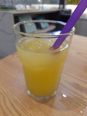 Iced calamansi with sour plum at Little Nonya's Cookies & Cuisine in Central Singapore