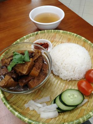 素卤肉饭$6.50 at Little Nonya's Cookies & Cuisine in Central Singapore
