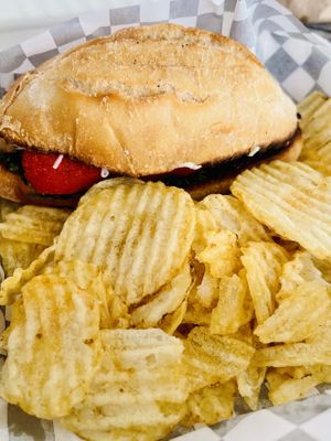 Choripán  at Café Felipa in Hermosillo