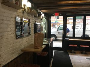 Seating inside at Dos Toros Taqueria - Upper East Side in New York City