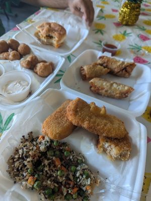 We wanted to eat everything!! at Mother Natures Soul Food Vegan in Lynchburg