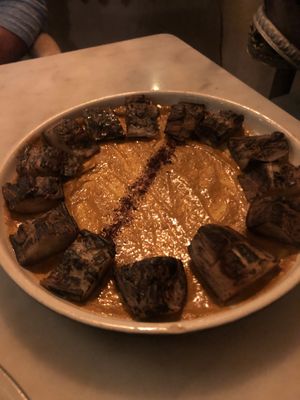 Eggplant appetizer  at Verde Mesa in San Juan