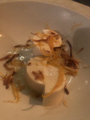 Coconut custard  at Verde Mesa in San Juan