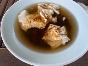 Peanut tofu zenzai  at Miyara Farm - 宮良農園  in Ishigaki