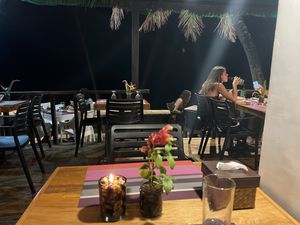 Nice setting   at Aroi Makmak Thai Station in San Juan Siquijor