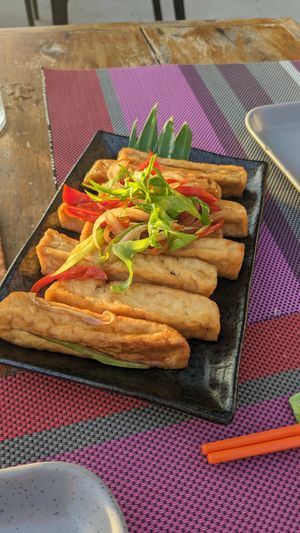 Tofu Stir Fry at Aroi Makmak Thai Station in San Juan Siquijor
