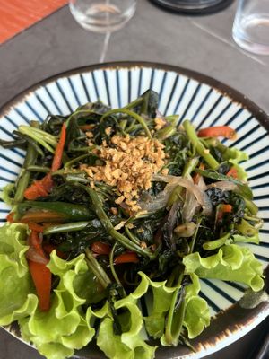 Stir fry morning gloryy  at Aroi Makmak Thai Station in San Juan Siquijor