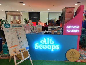 Alt Scoops ice cream stall at Alt Scoops - Pop-Up in Metro Manila