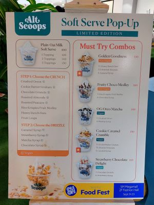 Alt Scoops ice cream flavors at Alt Scoops - Pop-Up in Metro Manila