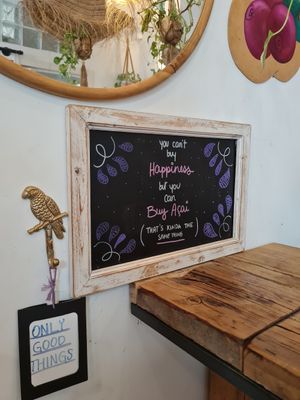 Inside at Very Açai in Rome