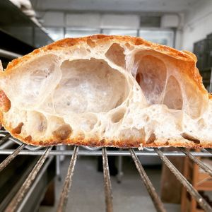 Semi Sourdough Ciabatta at Massa Mãe in Lisbon