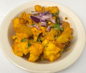 Aloo Gobi at Jo's Authentic Indian in Cambridge