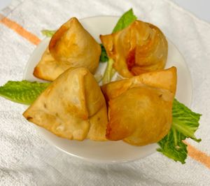 Vegetable Samosa at Jo's Authentic Indian in Cambridge