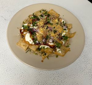 Paper Chaat at Jo's Authentic Indian in Cambridge