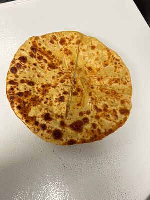 Aloo Paratha w/ Margarine, not Butter at Jo's Authentic Indian in Cambridge