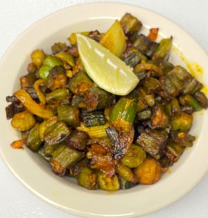 Bhindi Masala at Jo's Authentic Indian in Cambridge