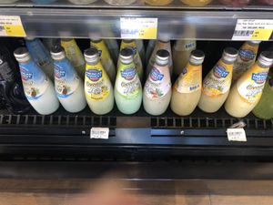 Soya drinks  at LEEN Outlet Market in Abu Dhabi