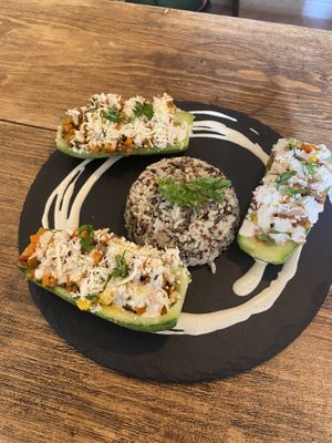 175 pesos, for starter main and a homemade drink  at Tazon de Barro in Guanajuato