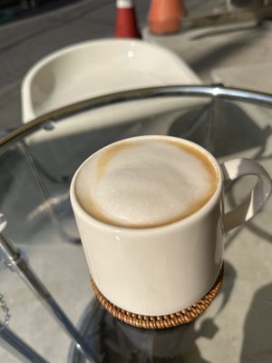 Delicious oat milk latte and pumpkin coconut sandwich!  100% recommend a stop in @ Plantica✌️  at Plantica - 플랜티카 in Seoul