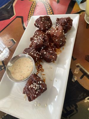 Korean wings  at Urban Vegan Kitchen in New York City