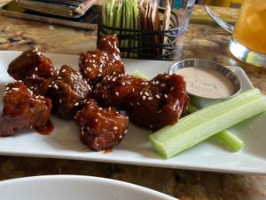Korean BBQ wings at Urban Vegan Kitchen in New York City