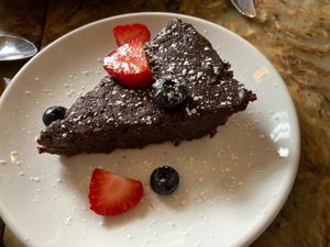 Mississippi mud pie at Urban Vegan Kitchen in New York City