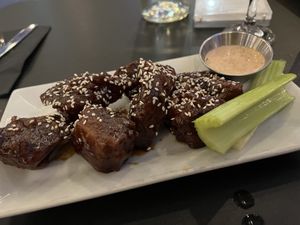 Korean wings   at Urban Vegan Kitchen in New York City