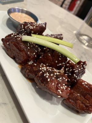 Korean BBQ Wings  at Urban Vegan Kitchen in New York City