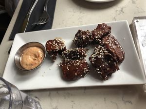 
Korean BBQ Wings  at Urban Vegan Kitchen in New York City