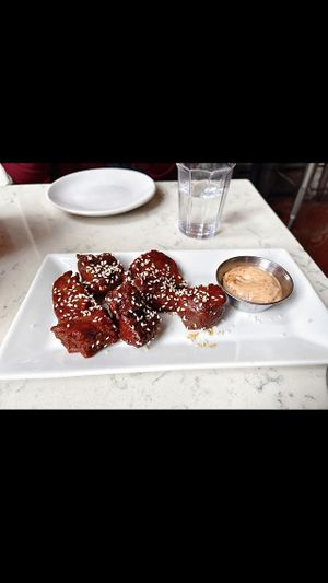 Korean BBQ Wings  at Urban Vegan Kitchen in New York City